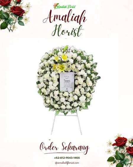 Krans Bunga Duka rumah duka sentosa