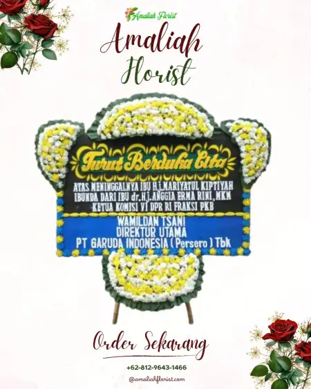Papan Bunga Duka rumah duka sentosa